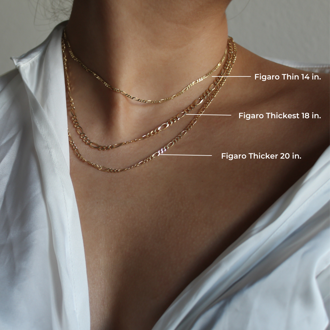 Thin Figaro Chain